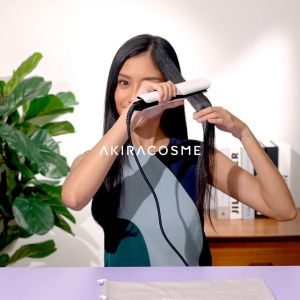 Akiracosme 3.0 Pelurus dan Pengeriting Rambut Plat Lebar Ion Negatif Catokan Rambut Profesional