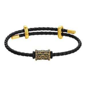 Golden Dragon Scale Hand Rope 5D Solid Gold