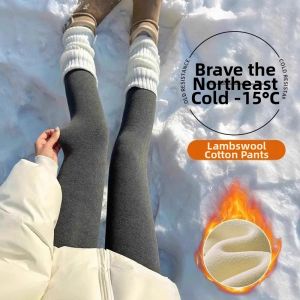 TENGNAIMEI | Quần Leggings Bền Ấm cho Phụ Nữ Quần Bông Thermal Mùa Thu Đông