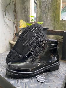 SEPATU PDH KERJA KULIT MENGKILAP SOLE RAJAWALI SEPATU CASUAL