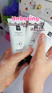 Sữa Rửa Mặt SENANA Dưỡng Sáng Da Combo 2 Tuýp 60g – Làm Sạch Sâu Hỗ Trợ Giảm Mụn Giảm Thâm Cho Da Sạch Mịn