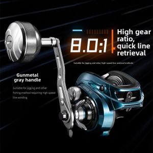 Ecooda | Slow Action High Speed Big Trolling Fishing Reel