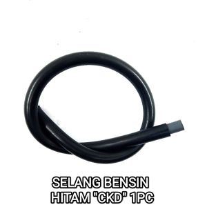 Selang Bensin Hitam "CKD" - Slang Tali Vacuum Vacum Fakum Minyak Universal Untuk Segala Motor