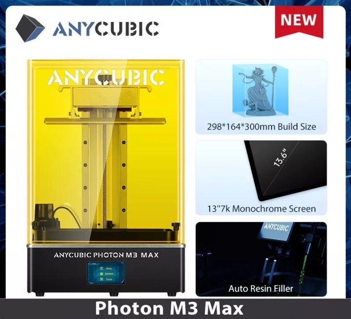 Máy in 3D ANYCUBIC PHOTON M3 MAX 7k Màn hình LCD Monochrome kích thước ...