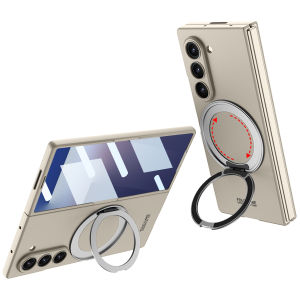 szhaiyu | Anti-Scratch Matt Phone Case For Samsung Galaxy Z Fold 8 Ultra With Ring Holder Wireless Magnetic Charge Screen Glass Cover