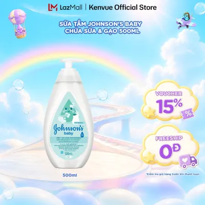 Sữa tắm chứa sữa và gạo Johnsons 500ml