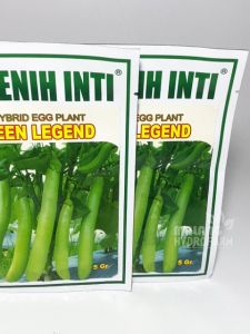 Benih Terong Hijau Green Legend F1 5 gram Benih Inti bibit biji sayur hitavi sayuran lalap ijo hydroponik hidroponik