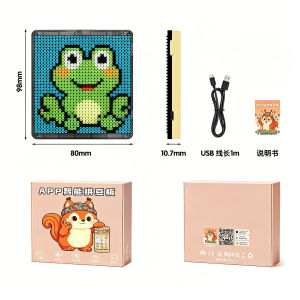 Smart Electronic Fuse Beads Boards Pegboard APP Control LED DIY Melting Beads Craft Kit Creative Art Gift