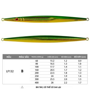 Mồi Câu Jig Đứng Proberos Câu Cá Biển Chìm Nhanh Thìa Kim Loại Mồi Jig Chì Câu Xa Dành Cho Câu Cá Trên Thuyền Biển