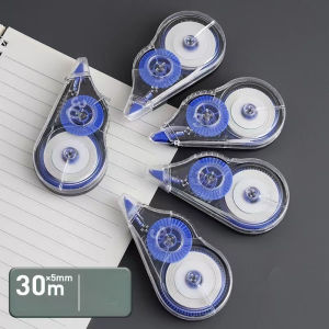 5pcs 30M Correction Belt Large Capacity Correction Belt Students Use Modified Typo Creative Stationery School Learning