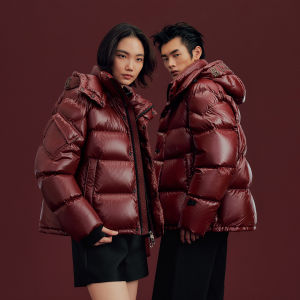 Guvet | New Year Edition Red Padded Quilted Jacket