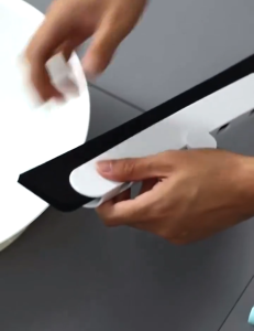 Chahua EVA Rubber Cotton Sweeper Long Pole Rotation Detachable Soft Sweep Dust Hair Broom Water Glass Wiper Bathroom