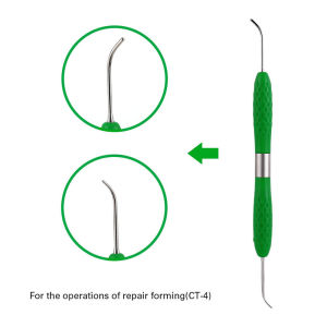 Dental Resin Filled Restorative Instrument Filler Aesthetic Restoration Knife Silicone Handle Dentistry Tools