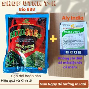 [. 2 GÓI].1 888 + 1ALY .. Thuốc Diệt Cỏ Vườn Cây An Trái ngô.Kho mì