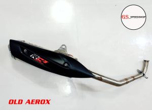 Knalpot Starbok Standar Bobok Racing RC3 Tipe Pro SS Yamaha Nmax N max Aerox 155 VVA Old Full Stainless Berikut Cover Tameng Silencer DB Killer dan End Muffler