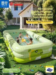 EnjoyLife | Automatic Inflation Shade Swimming Pool Thickened Family Use