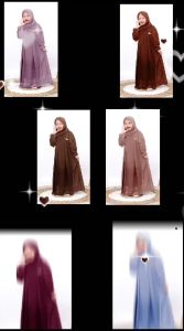 Gamis anak perempuan terbaru 2025/Nakey Dress set hijab/bahan Ceruti/elegant/terlaris