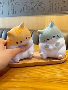 13CM Cat Big Squishy Coco Soft Slow Rebound Mini Toy Squeeze Kid Gift Destress Release 慢回弹猫咪捏捏乐