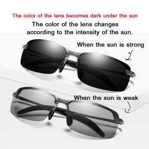 Sunglasses Men Day Night Vision Glasses Driving Sunglasses Polarized Male Change Color Sun Glasses Drivers Eyewear