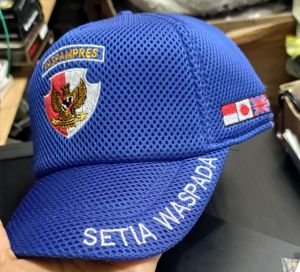 Topi Paspampres Biru Terang