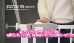 【Ready Stock】pagar baby safety/pagar pintu rumah/Safety Lock Baby Gate/ Baby Safety Gate/ Auto Lock Pagar/ Bayi /Pagar Budak /Pet Gate/high100cm圍欄 兒童