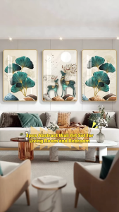 Modern Home Decor Painting 3Pcs Set dining Room Mural Bedroom Back Wall Decor Frame Corridor Fresco