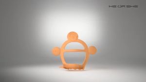 He Or She Antibacterial Wristband Teether | Heorshe Teething Baby Feeder Soother Teething Itchy Gum Xmomstore