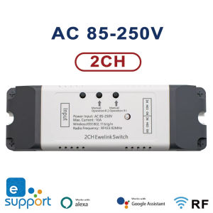 Smart Wifi Switch Ewelink App Two Relay 12V 24V 220V 230V RF433 Receiver Module Dry Contact Inching For Light Motor Alexa Work