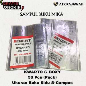 Sampul Mika Plastik Quarto & Boxy Campus / 50 Pcs (Pack)