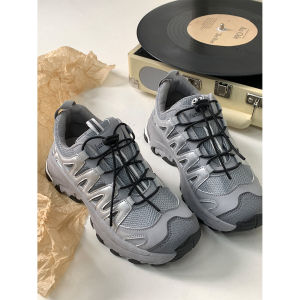 Casual Sports Shoes for Women with Thick Sole and Drawstring Heightened by Mistery/Thinking Retro Hong Kong Style