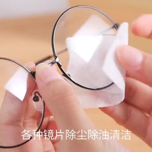 100pcs Glasses Spec Wipe Lens Tissue Cloth Phone Screen Cleaner Lap Tisu Cuci Cermin Mata 镜片湿巾