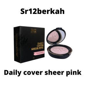 Bedak SR12 Anti Air Bedak Daily Cover SR12 Bedak Glowing Matte Tahan Lama Bedak Padat Menutupi Flek Hitam Bekas Jerawat