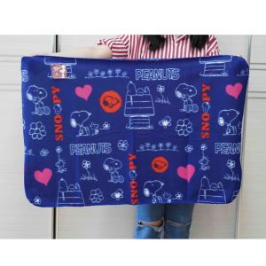 Warm Fleece Blanket Cartoon Design for Office Naps Pet Covers Student Knees Warmth All Seasons Lightweight Portable Shoulder