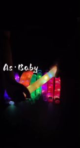 Pop-up tube toys colorful telescopic pop-up tube toys pressure release toys glowing toys can stretch toys