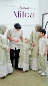 Raunapride Sarimbit Keluarga Terbaru / Milea - Sage / Fashion Lebaran