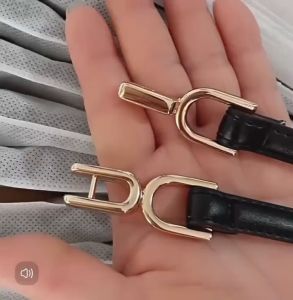 Ikat Pinggang Gesper Kulit Kecil Casual untuk Aksesoris Dress/Pakaian Wanita