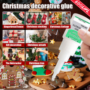 Super glue quick drying glue versatile glue DIY glue Christmas tree decoration glue transparent colorless high-strength