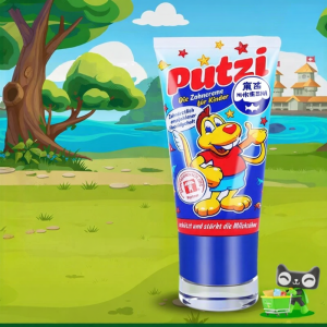 Low Fluoride Calcium Added Anti-Cavity Fruit Flavor Childrens Toothpaste 50ml