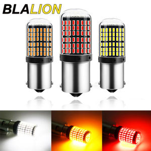 BLALION Car Turn Signal Brake Light Bulbs Canbus 1156 1157 T20 BAU15S 21W 3014-144SMD LED Lights For Car 12v