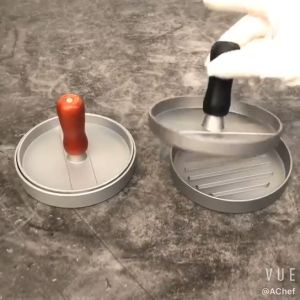 Manual aluminum non-stick hamburger press mold Hamburger billet maker Kitchen gadget Hamburger press