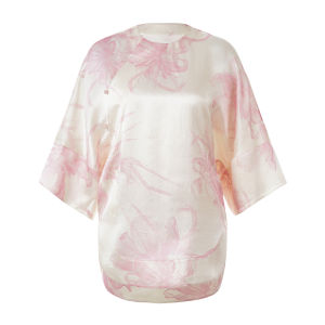 Old Money Style Chinese Style Satin Printed Set