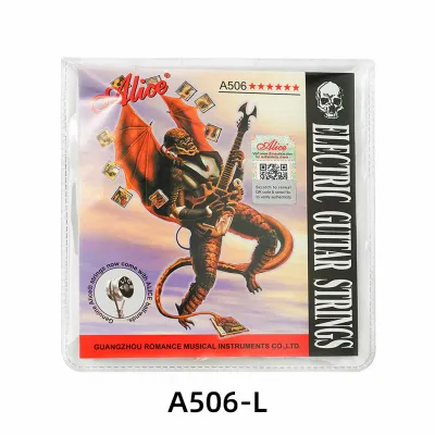 ALICE | Alice 1 Set A506 Electric Guitar Strings Steel Core Nickel Plated Alloy Winding 008-038/009-042/010-046 Strings