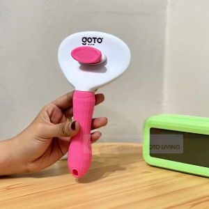 Goto Glow Sisir Bulu Rambut Tombol Kucing Anjing Pet Grooming Brush