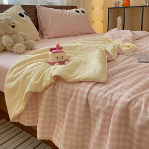 A-Class Summer Cool Air Conditioner Quilt Set Thin Washable Cotton Machine Washable New 2025 Single Double Person Quilt Cover