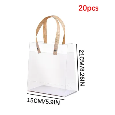 10/20PCS Holiday gift bag Eco-friendly Companion Gift Candy Bagholiday gift Birthday gift bag anniversaries，Frosted Tote Bag