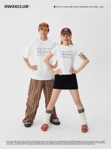 OWOX | Áo Thun Nữ Phong Cách Thư Giãn Mùa Hè Logo