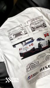 Luxury Sports Car T-Shirt - 2024 Nissan GT-R NISMO | Black & White Regular Fit