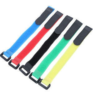 Fishing Accessories 5 PCS Nylon Strap Magic Sticker Bands with Buckle Fishing Lure Pole Rod Binding Strap Outdoor Fishing Tackle Accessories