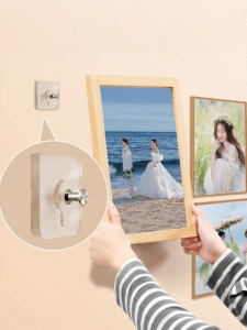 QIAOLESEN | No Trace Hanging Hooks for Frames and Photos Strong Adhesive Wall Fixtures