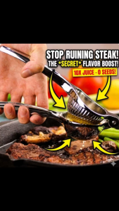 [SG Stock] RASSE Stainless Steel Lemon Squeezer | Large 2.75" Manual Juicer | Heavy Duty Hand Press for Orange & Lime | Rust Proof Dishwasher Safe Kitchen Tool